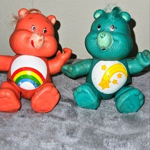 2 pvc vintage care bears